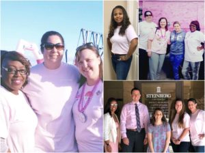 Collage sobre el cáncer de mama de la SLF