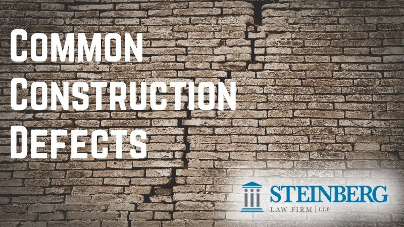 Common construction defects