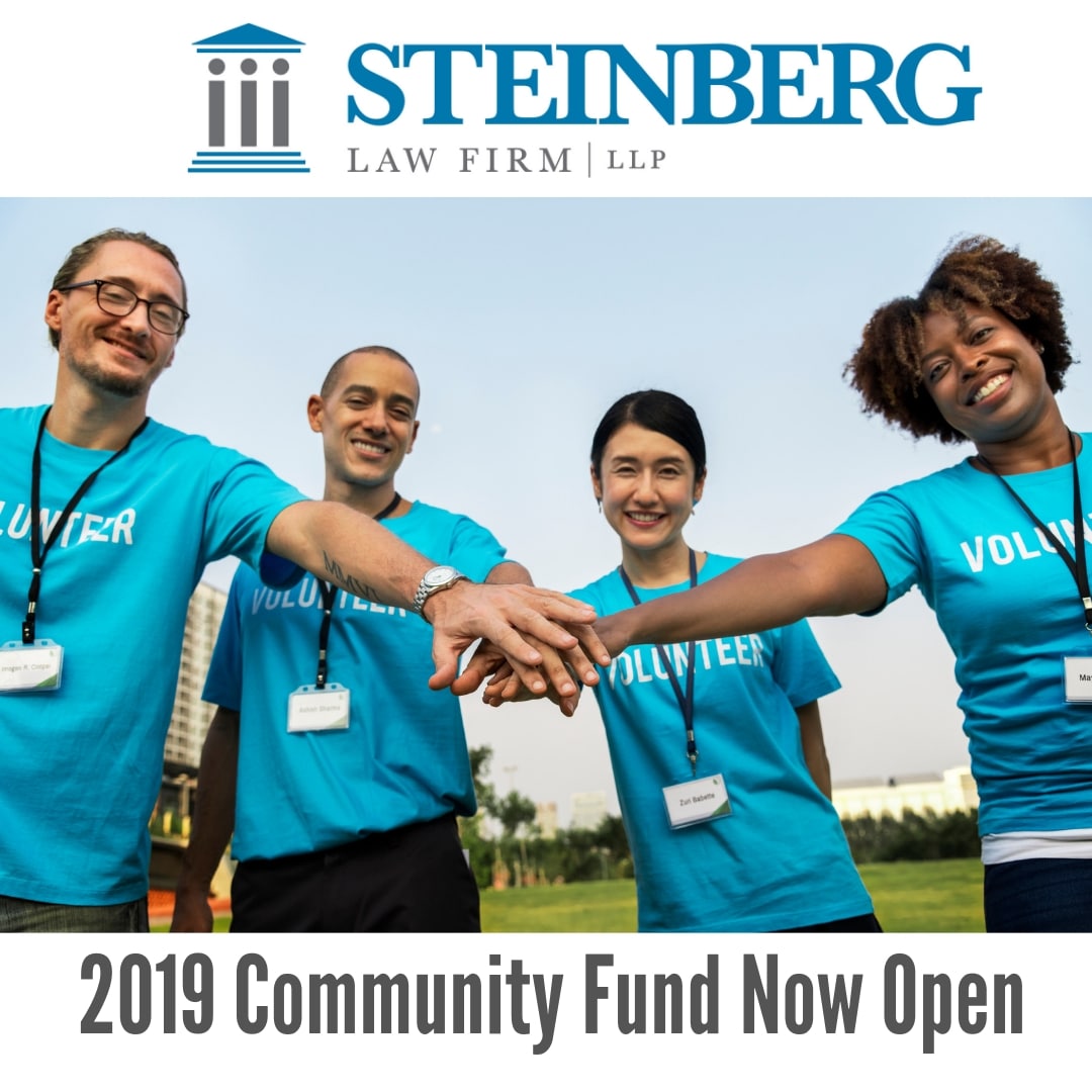 Se abren las solicitudes para el Fondo Comunitario Steinberg 2019