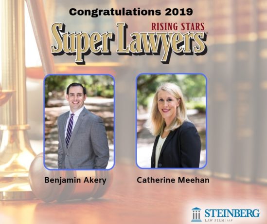 Las estrellas emergentes de Steinberg Law Firm en 2019