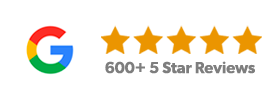 Hundreds of Google five-star reviews