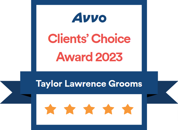 Attorney Taylor Grooms Avvo Clients' Choice Award