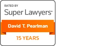 Super Lawyers David Pearlman 15 años Hito insignia