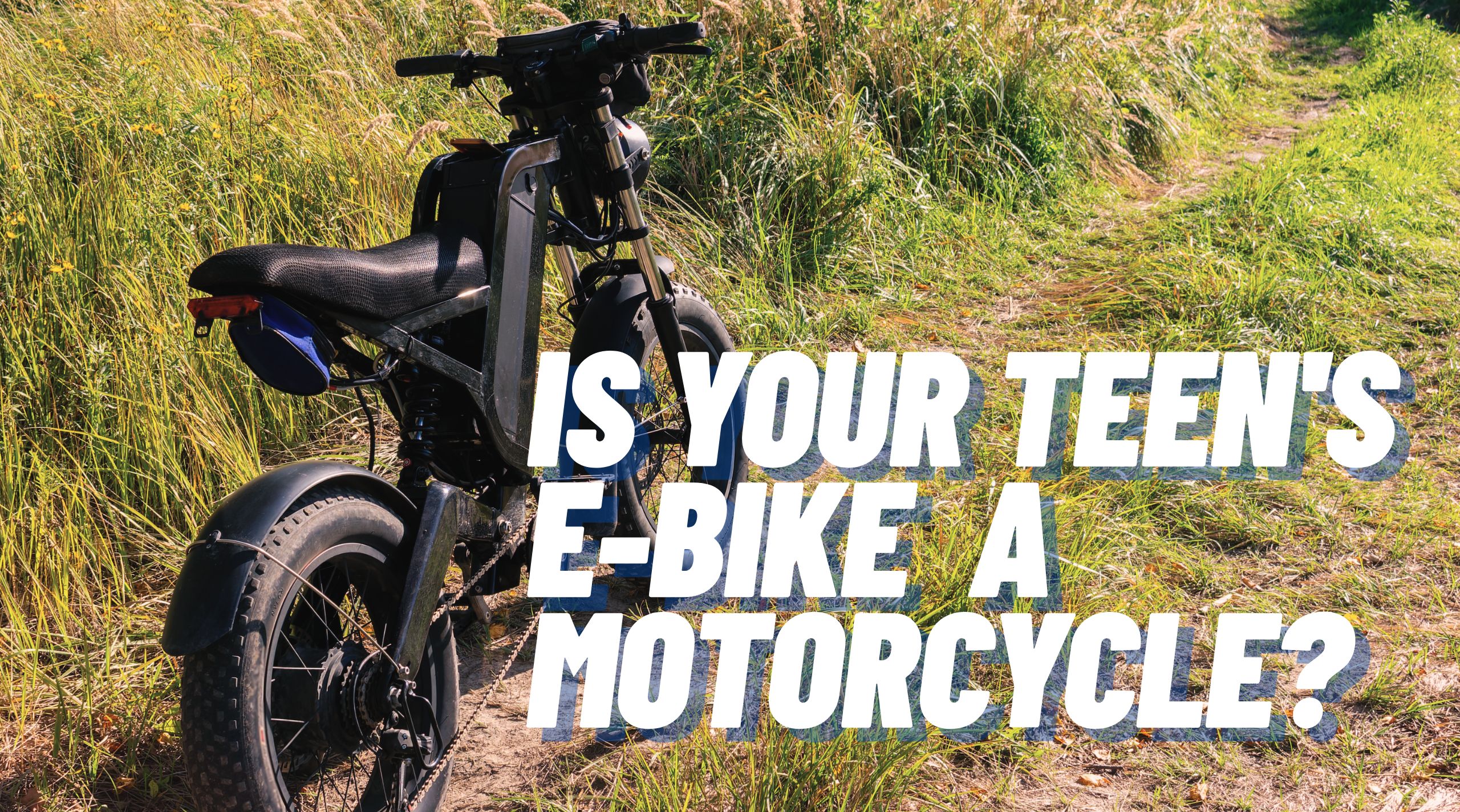 ¿Es la bicicleta eléctrica de tu hijo adolescente realmente una motocicleta? South Carolina: 5 normas sobre bicicletas eléctricas que los padres de Lowcountry deben conocer 5 Bicicleta eléctrica moderna aparcada en un sendero