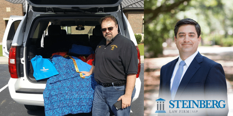 Steinberg Law Firm Supports Lowcountry Firefighter and EMS Support Team With PTSD Blankets