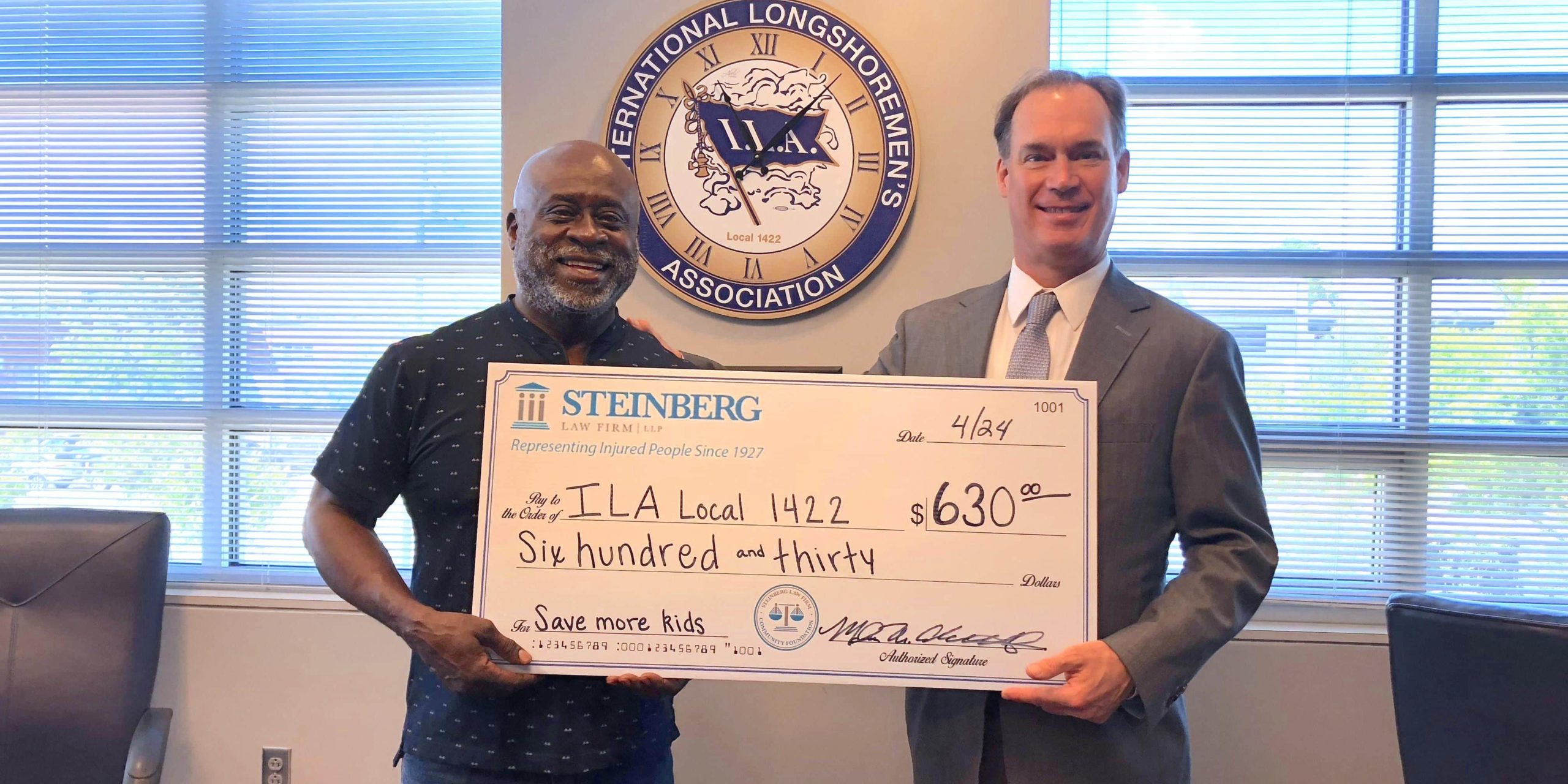 Steinberg Law Firms Supports Save More Kids Drive in Liberia